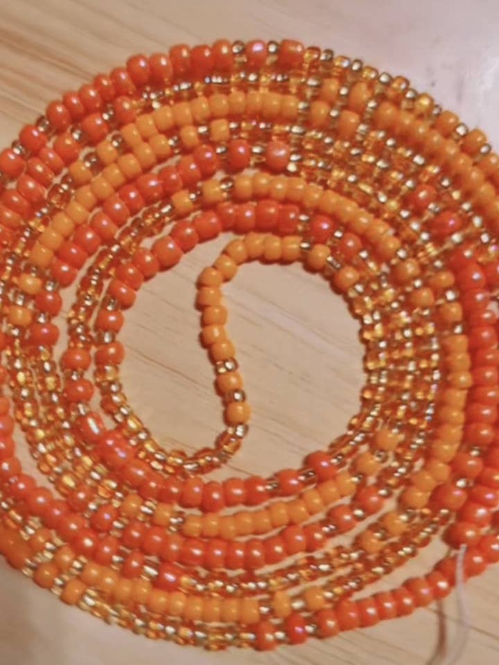 Confiança 1 cintura artesanal de 2 fios por atacado de Letrice Custom Creations LLC