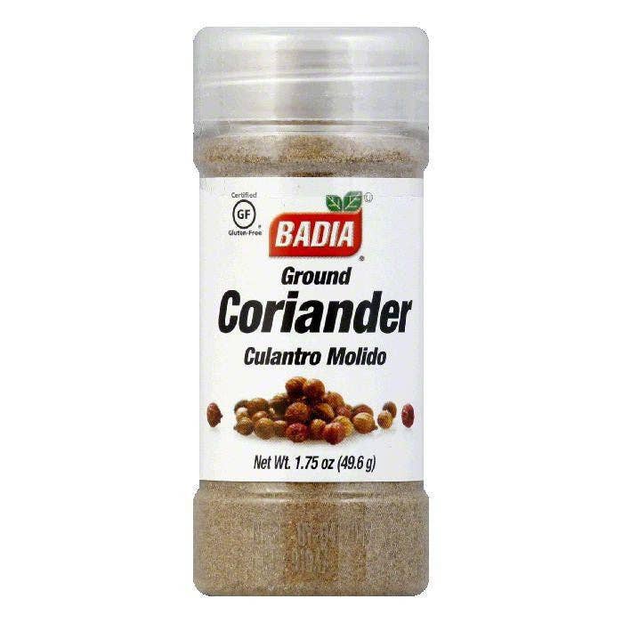 Badia Coriandre Moulu, 1,75 OZ pour la vente par KeHE Distributors, LLC