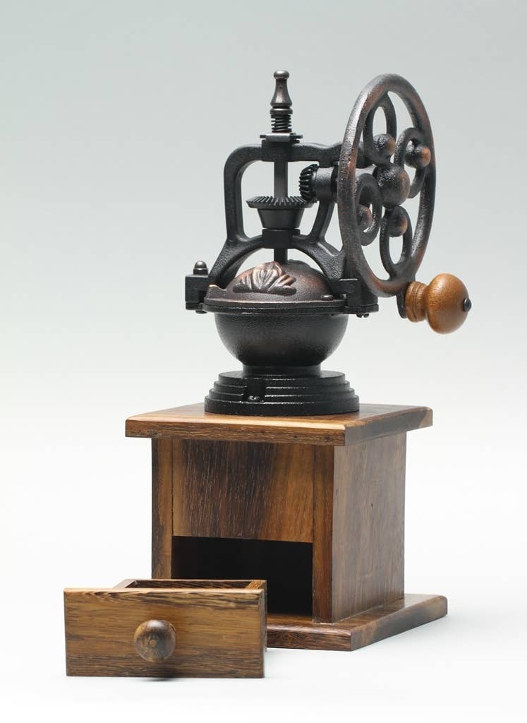 Baroy - Wholesale Coffee Grinder - Nonie Manual Coffee Grinder With Cast Iron Hand Side Crank 3