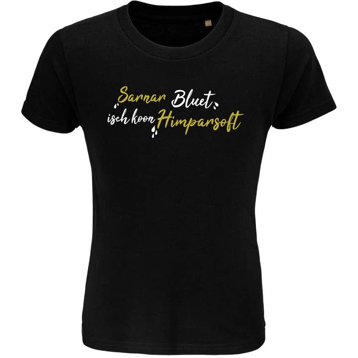 Sarnarbluet não é Himparsoft - Camiseta Infantil Orgânica por atacado de Südtiroler Stiebele