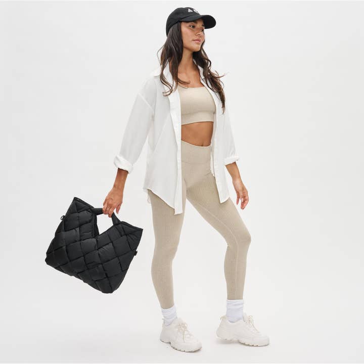 Sol and Selene - Wholesale Tote Bag - Women's - Revelation Woven Nylon Tote Crossbody2