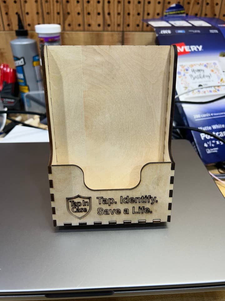 Tap In Case™ Countertop Display Stand — Single for wholesale by Tap In Case