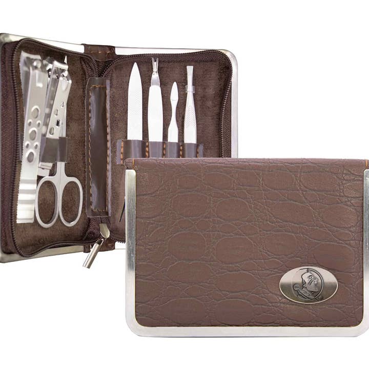 FSU Seminole Manicure Grooming Set for wholesale by Zep-Pro