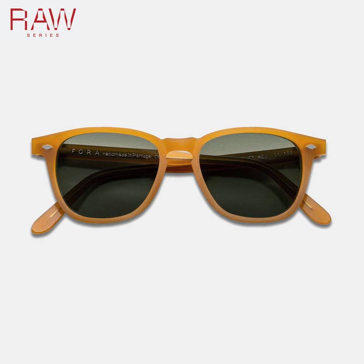 Unisex Fyrkantiga Solglasögon | RAW Maker | Oputsad Acetat för wholesale av FORA