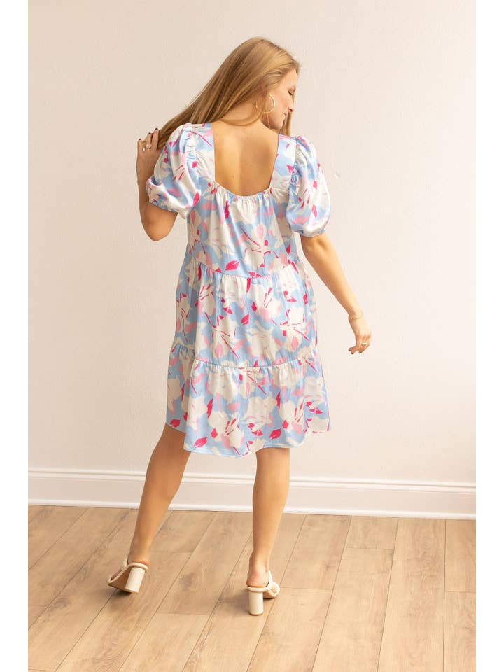 Light Blue Cerulean Blossom Dream Dress for wholesale on Faire