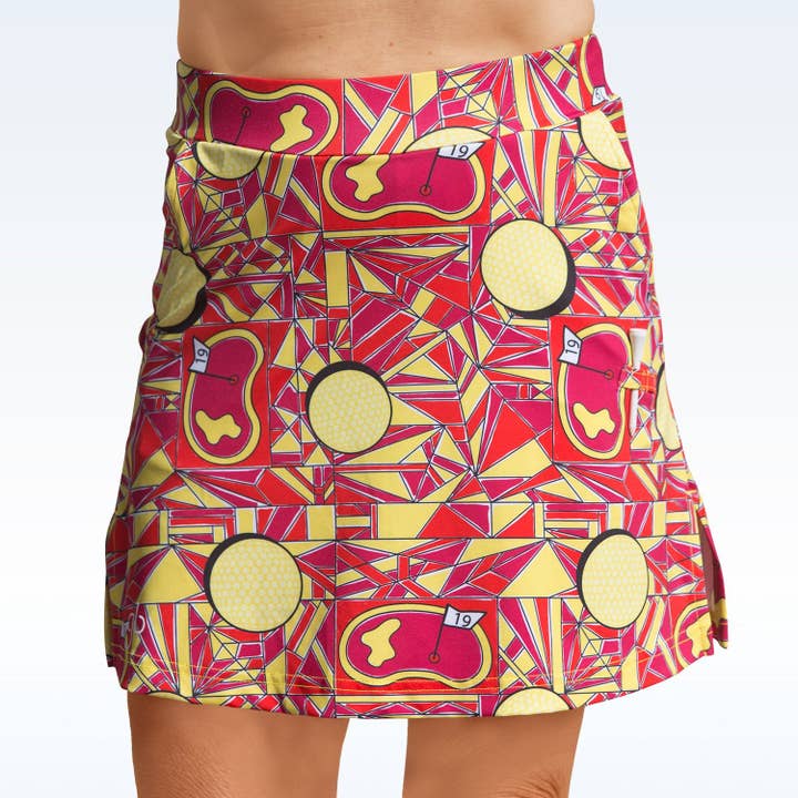 Pickleball Bella Angle Shot Straight Golf Skort for wholesale by Pickleball Bella