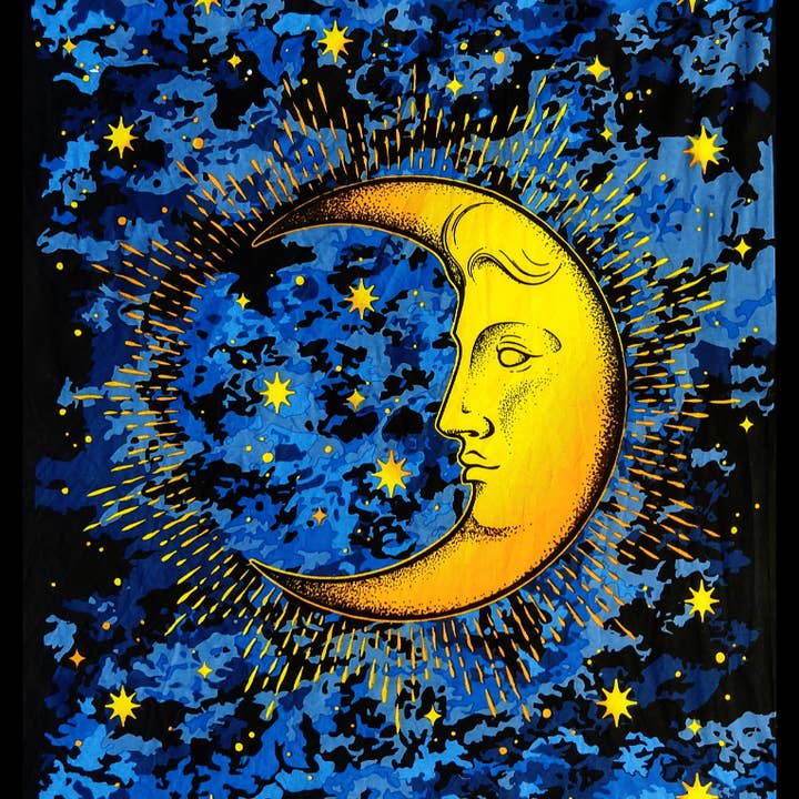 Green Tree – Großhandel Wandteppich/-tuch – Doppel-Wandteppich Mond 210X140 cm