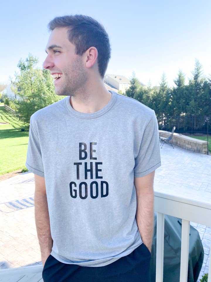 Be The Good Male Shirt for wholesale by Amy Grace Monograms