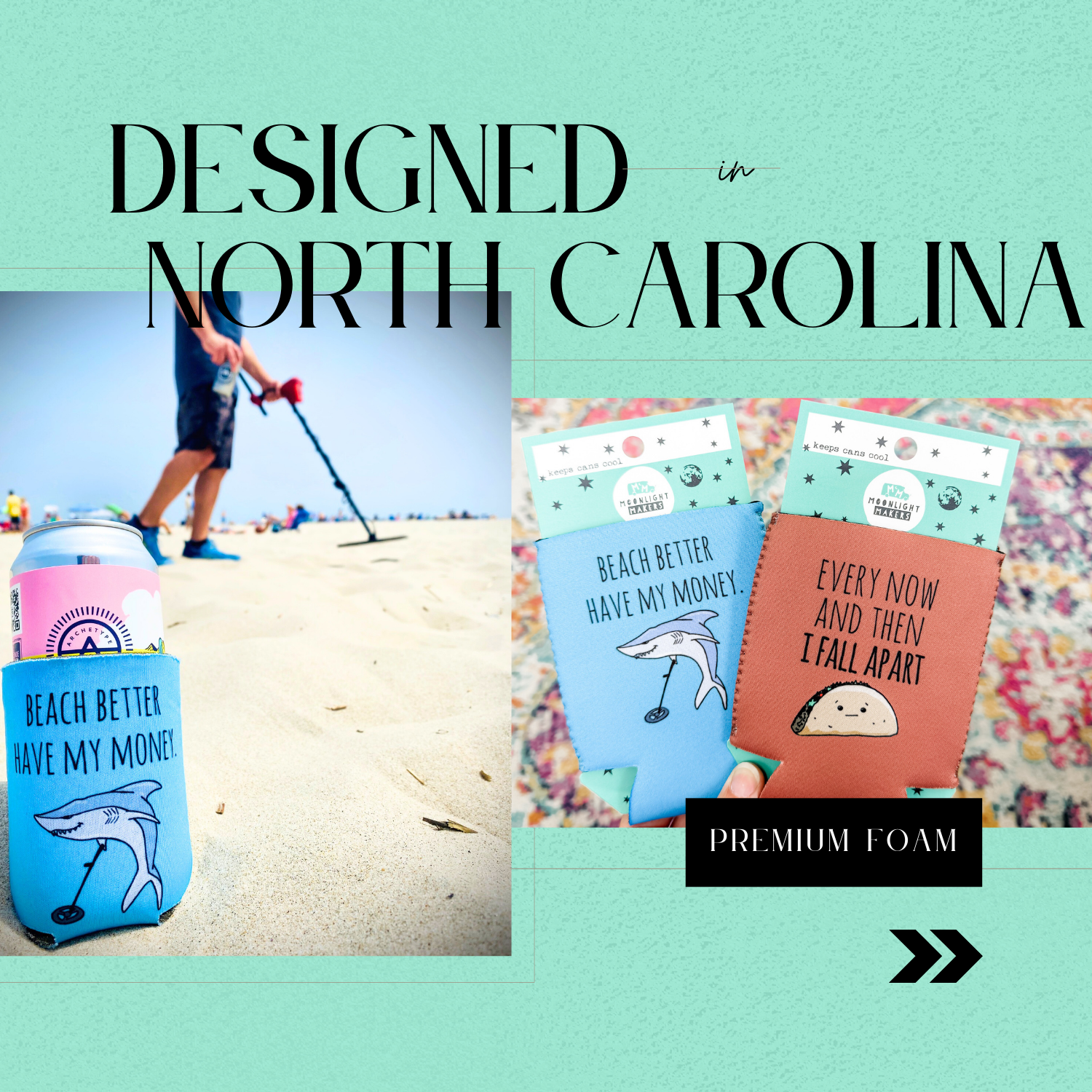 Moonlight Makers - Wholesale Drink Huggers & Koozies - Don't Stop Believing - Funny Koozies - Bigfoot, Sasquatch6