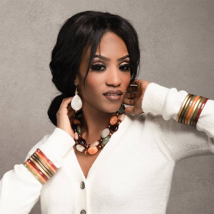 Twiggy Barile Bangle Set of 3 Gold for wholesale on Faire1