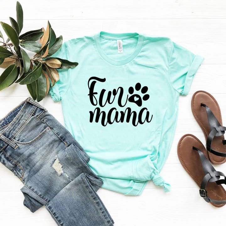 Fur Mama T-Shirt for wholesale by Furr-Baby Gifts