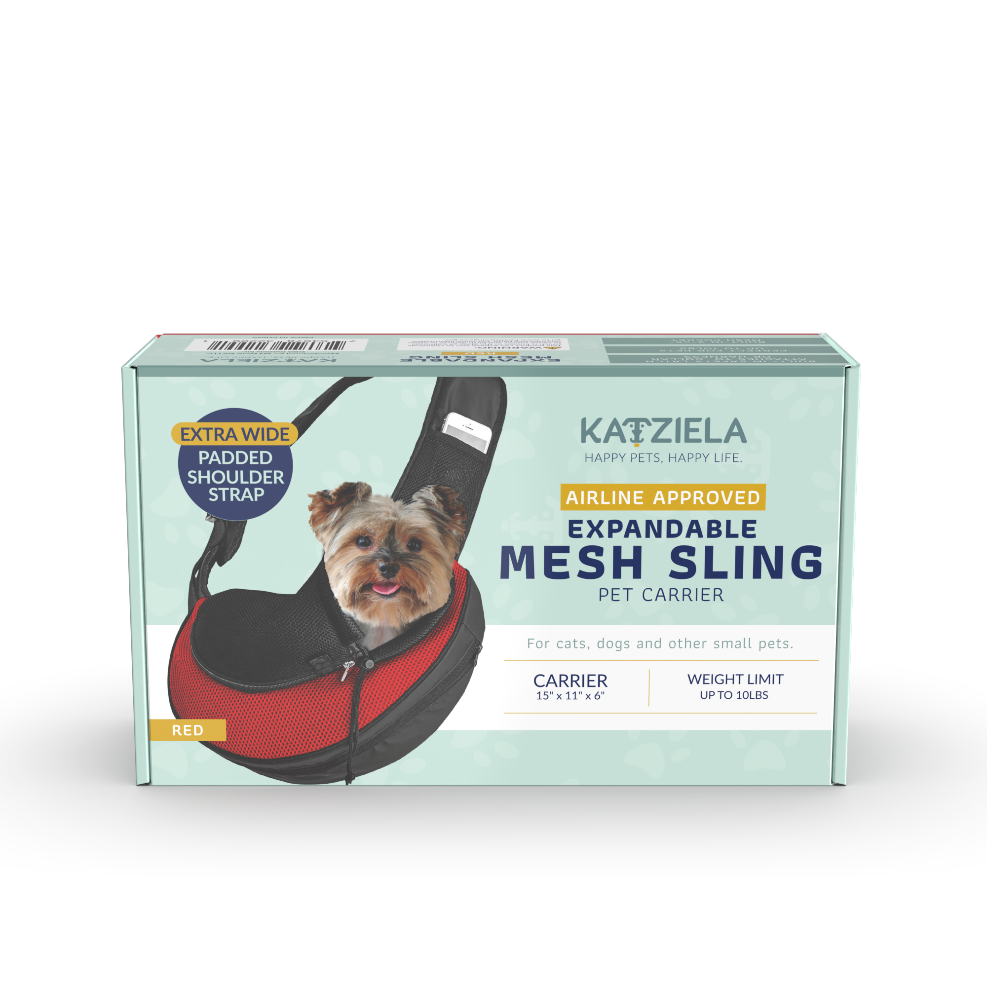 Katziela - Wholesale Pet Carrier - Cat/Dog - Pet Carrier Expandable Sling For Small Dogs And Cats Black14