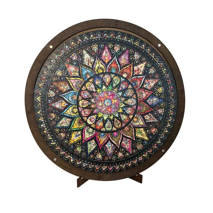 MINI Wooden Puzzle + jigsaw puzzle board | WINTER for wholesale by WAWW Artisanal Wooden Puzzles