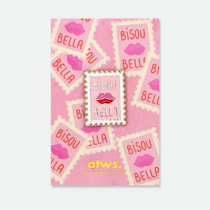 ALL THE WAYS TO SAY - Europe - Wholesale Lapel pin/button - Bisou Bella - Pins