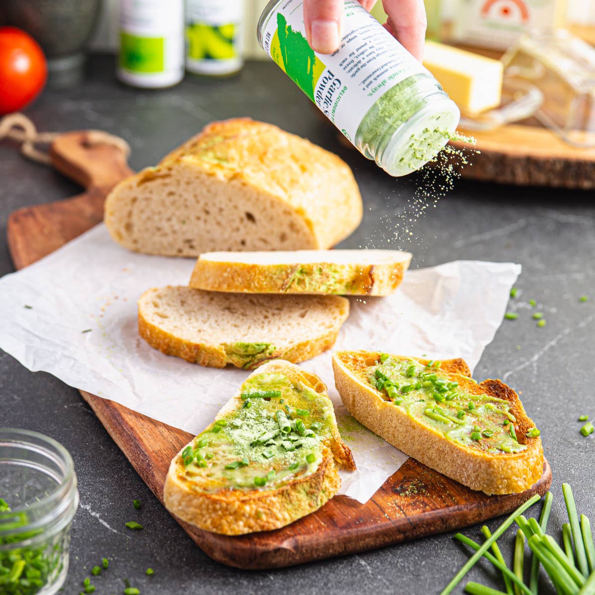 Gourmend Foods – Mistura de especiarias secas por atacado – Pó de Talos de Alho (Biológico, Baixo FODMAP, Origem Única)7