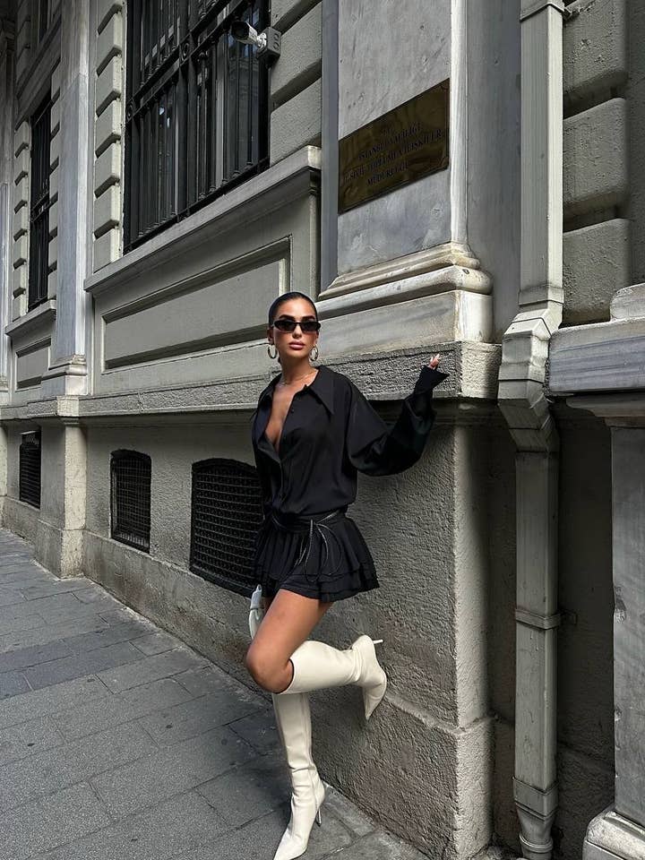 The Luxe Pleated Shirt Dress - 1024 and other Purchase Wholesale pleated. Free Returns & Net 60 Terms on Faire trending on Faire.