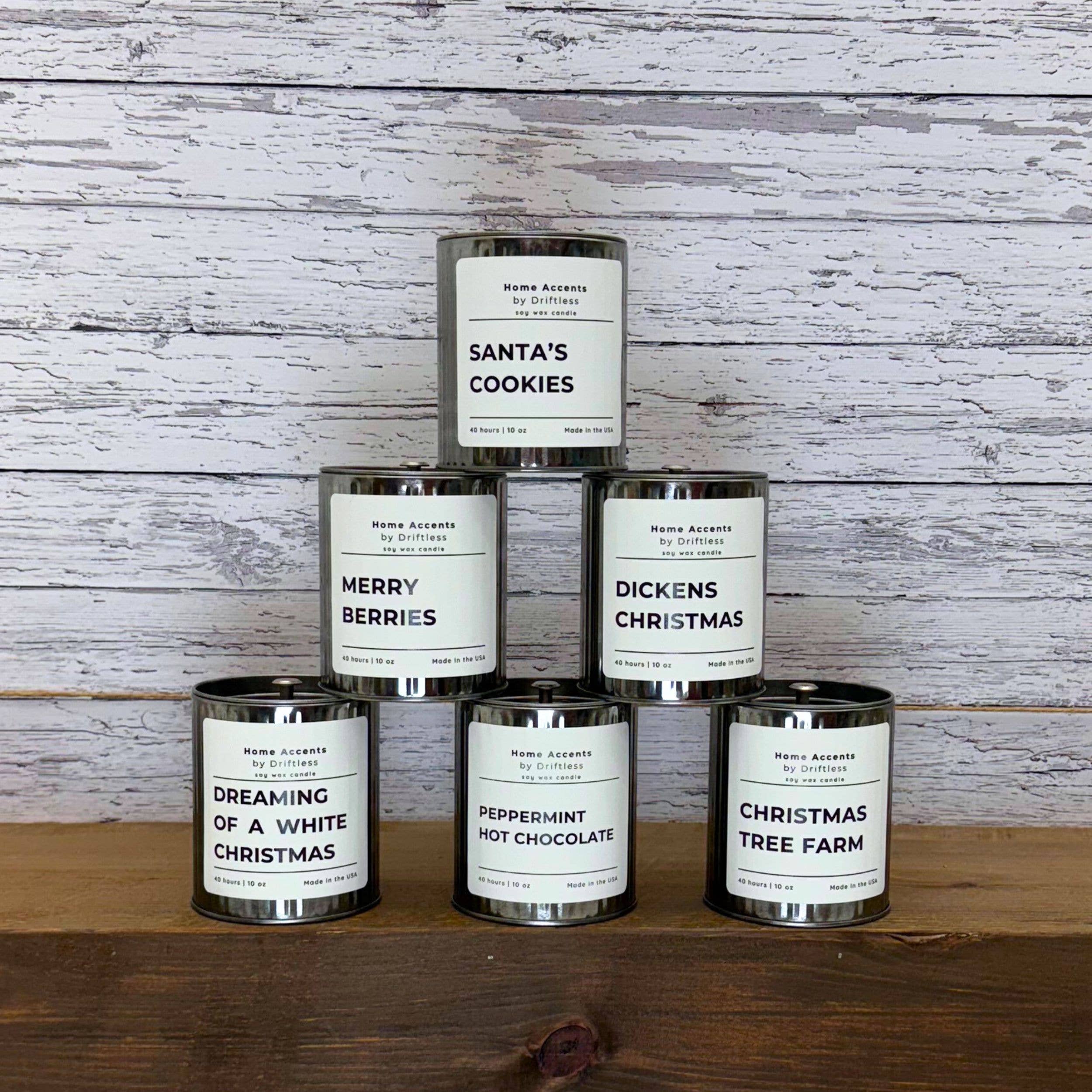 Home Accents By Driftless - Vente Bougie en bocal - Bougies de Ferme de Sapins de Noël en Gros - Décorations de Fêtes2