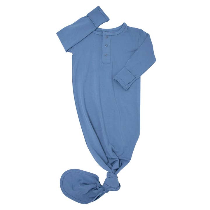 Knotted Gown Bluestone for wholesale by Sweet Bamboo