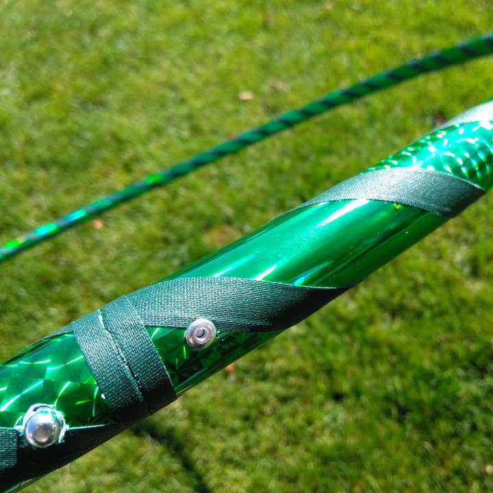 Hoopologie – wholesale Sporttillbehör – Emerald Rainbow Hoop - Nybörjare Fitness Hula Hoop2