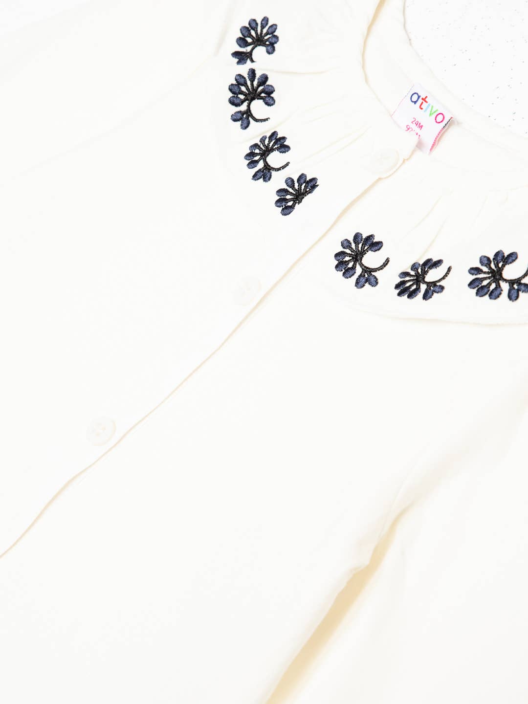 Ativo Kids - Wholesale Button Down Shirt - Kids - BG-JH6225-61 - Baby Girl | Long-Sleeved Shirt 6-36M2