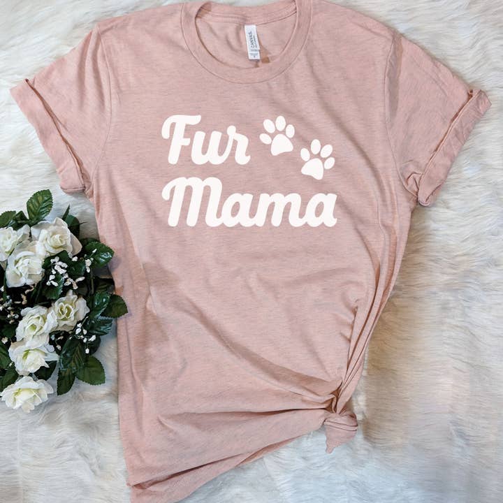 Fur Mama - Camiseta divertida, diseño de perros, gatos, gatos, amantes de los animales para venta al por mayor de House Of Rodan