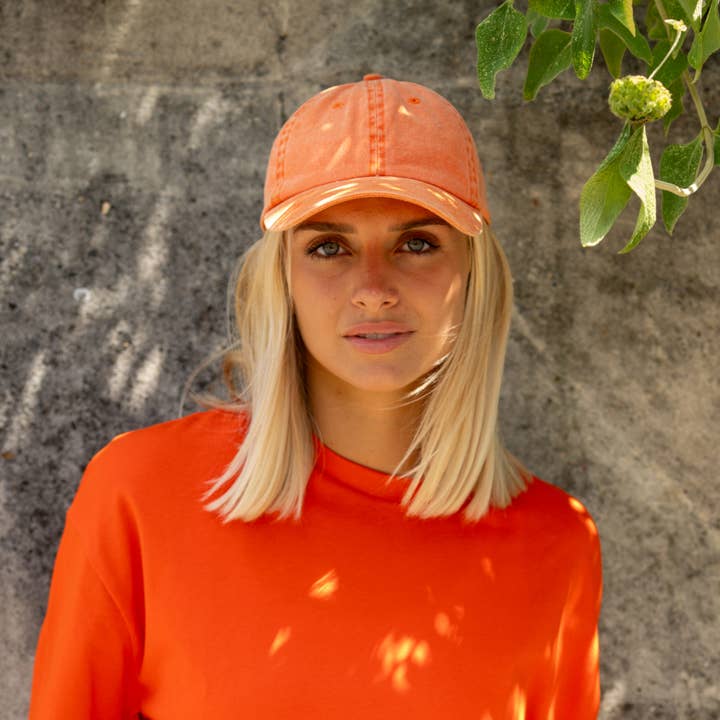 Confezione da 12 cappellini da baseball in cotone lavato - Aleh25 per la vendita all'ingrosso da parte di M BY FLECHET - ESSENTIALS - ALP1