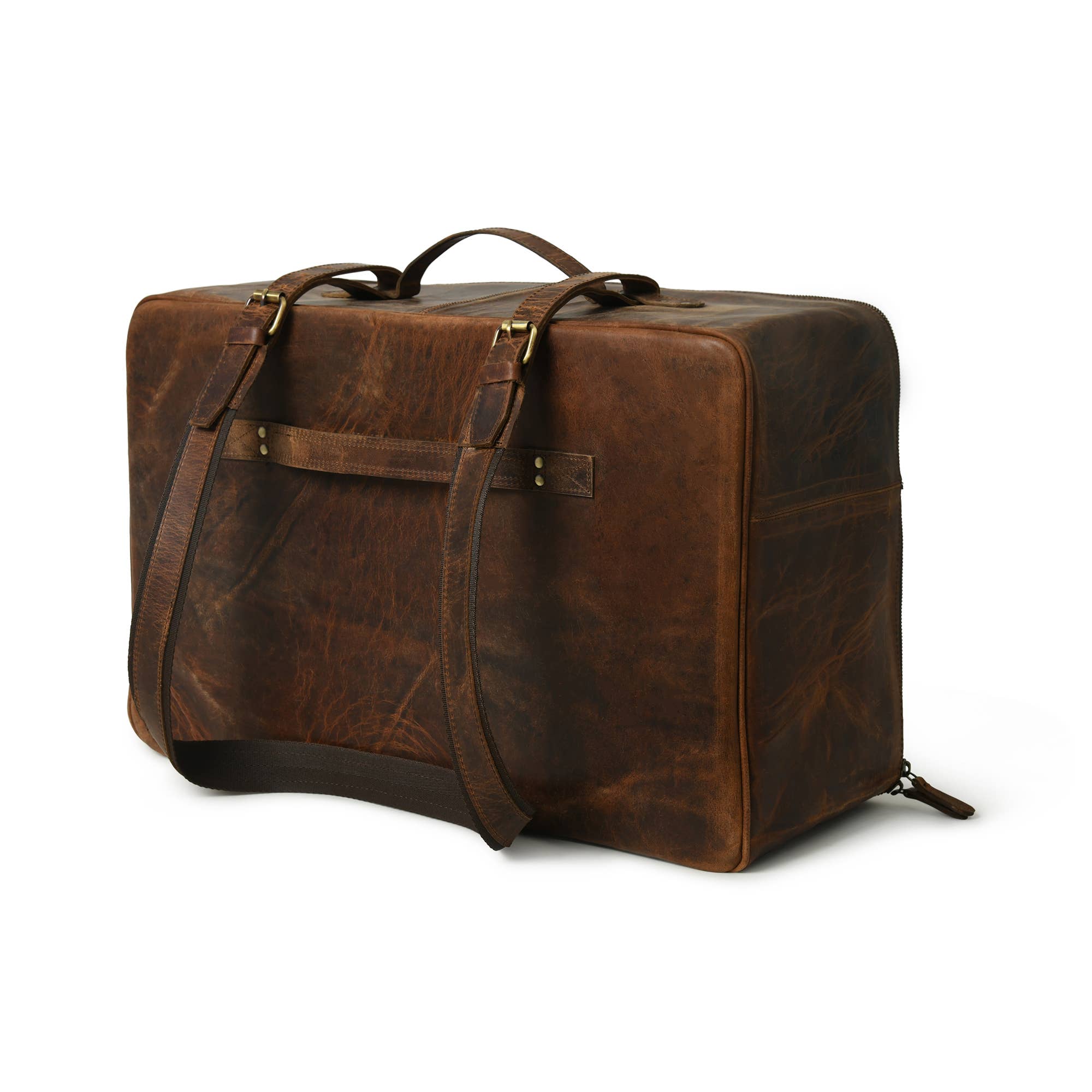 Dotch Leather – wholesale Luggage – Geoffery Leather Suitcase- Travel Bags For Men5