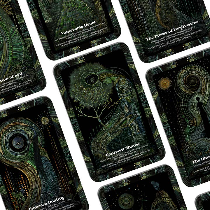 Ibiza Tarot USA - Wholesale Tarot/Oracle Card - Shadow Work Oracle - 22 Oracle Cards - Confronting and integrating your shadow - By Symbolika - Vision Cards - Divination Tool2