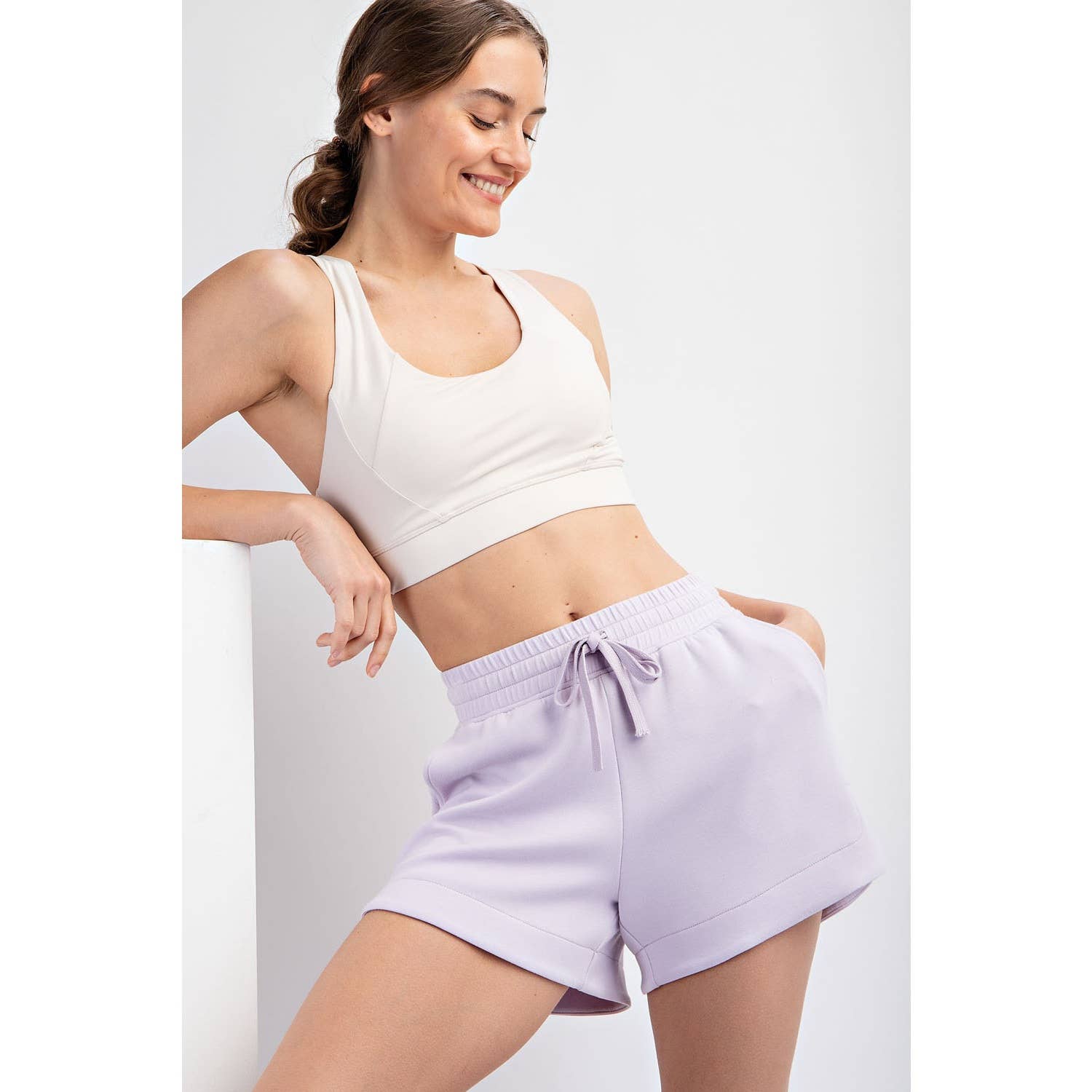 Rae Mode - Wholesale Athletic Shorts - Women's - MODAL SCUBA SHORT PANTS20
