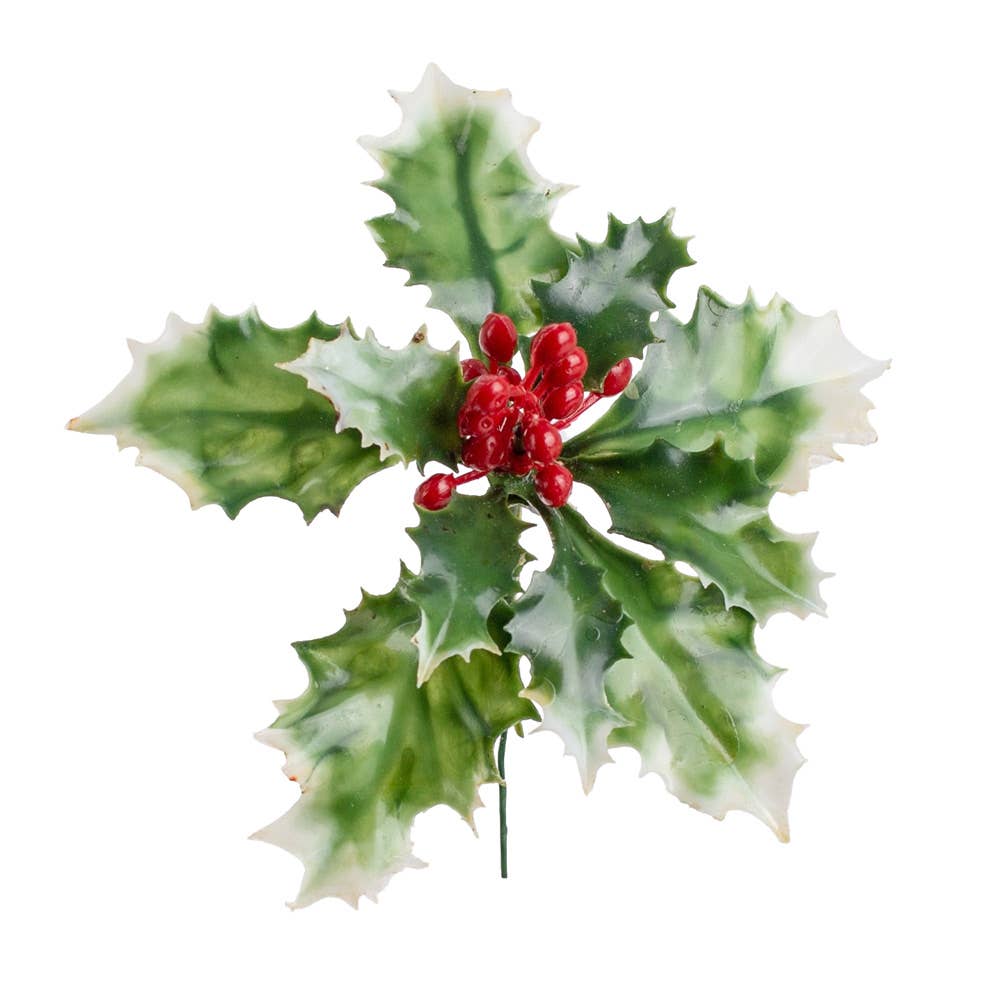 Factory Direct Craft - Wholesale Artificial Flowers - 5" Plastic Holly and Berry Picks (Pack of 36)3