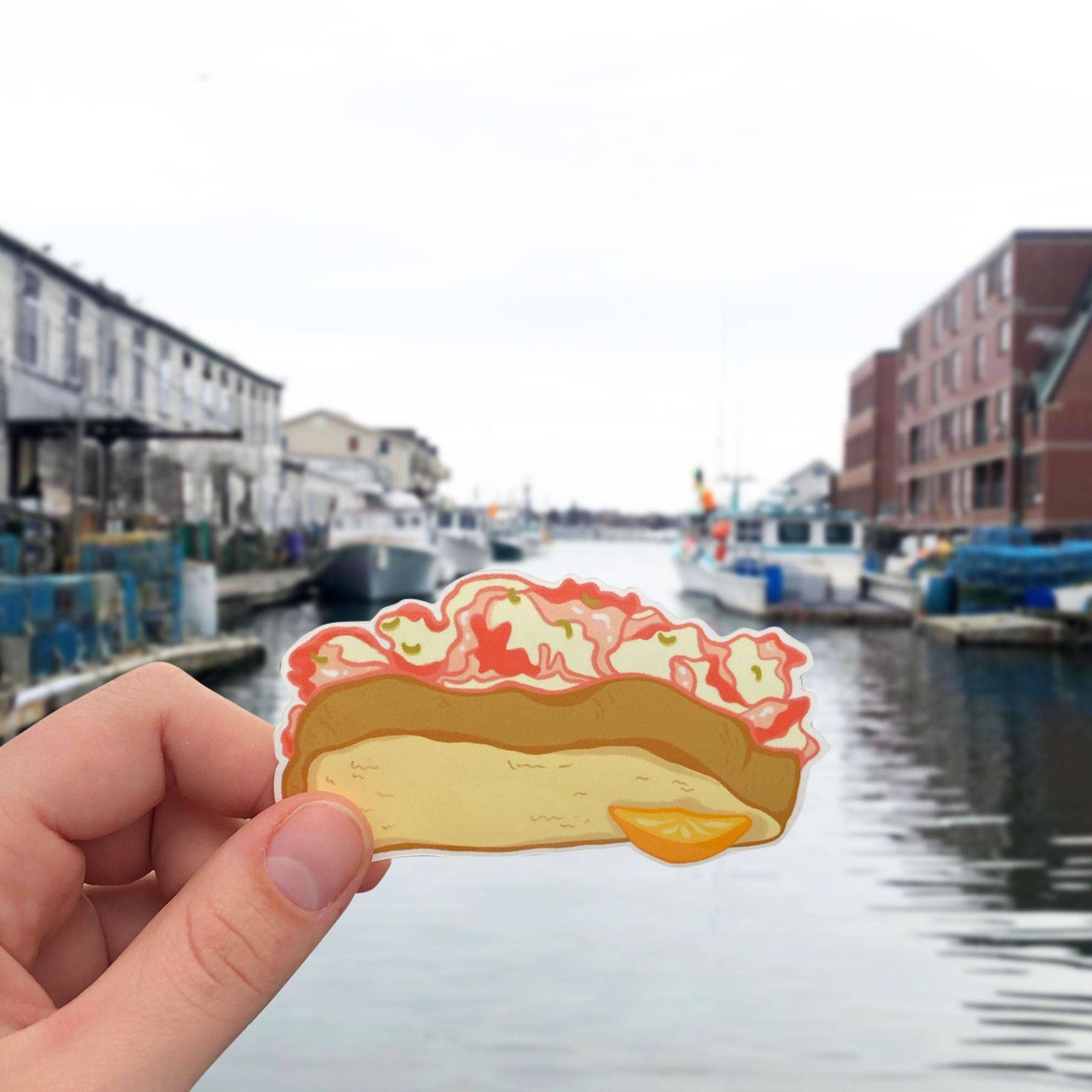 Little Something Co. - Wholesale Sticker - Lobster Roll Sticker1