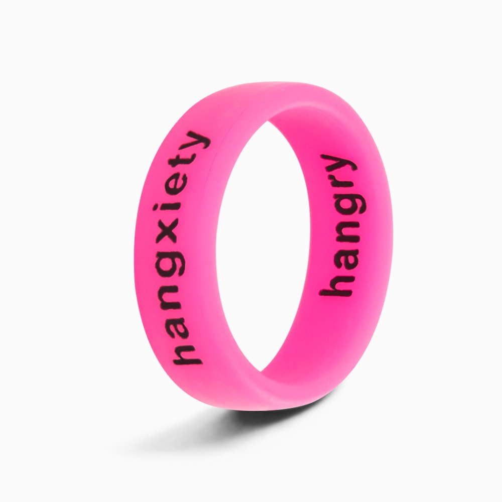 Flip Rings - Wholesale Band/Stacked Ring - Flip Reversible hangxiety / hangry ring