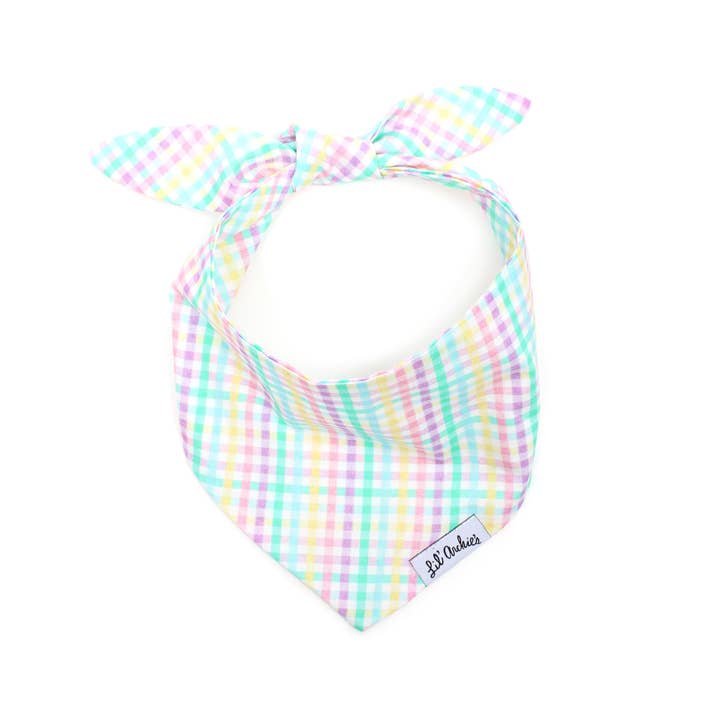 Plaid Delight - Slimline Dog Bandana for wholesale by Lil' Archie's