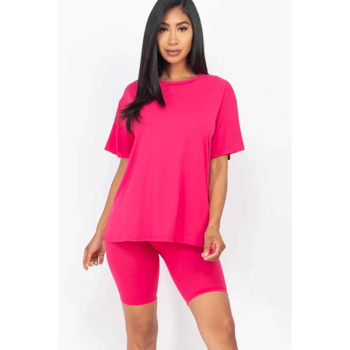 HiteJeans – wholesale Top & short set (NOT loungewear) – Women’s – TWO PIECE TOP BIKER SHORTS SET5