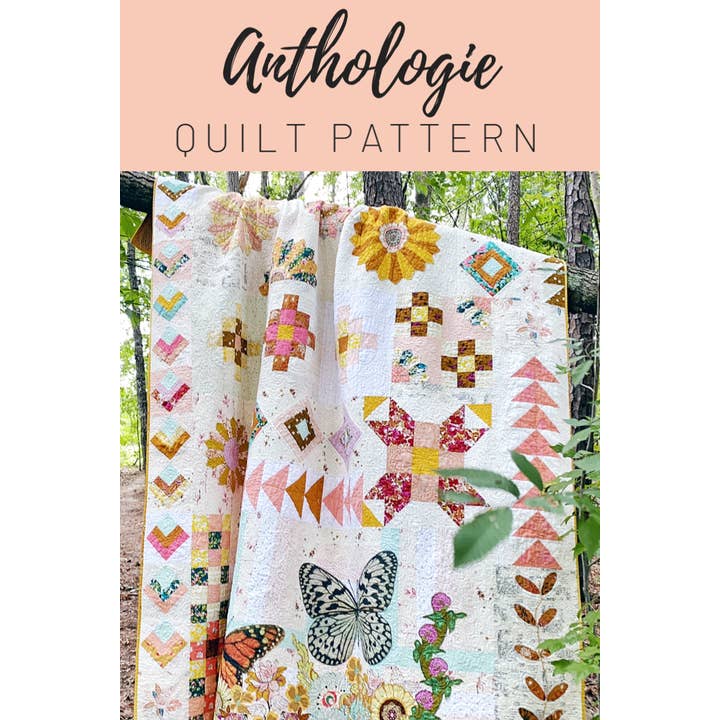 Anthologie Quilt Pattern - Paper Pattern for wholesale by Southern charm quilts