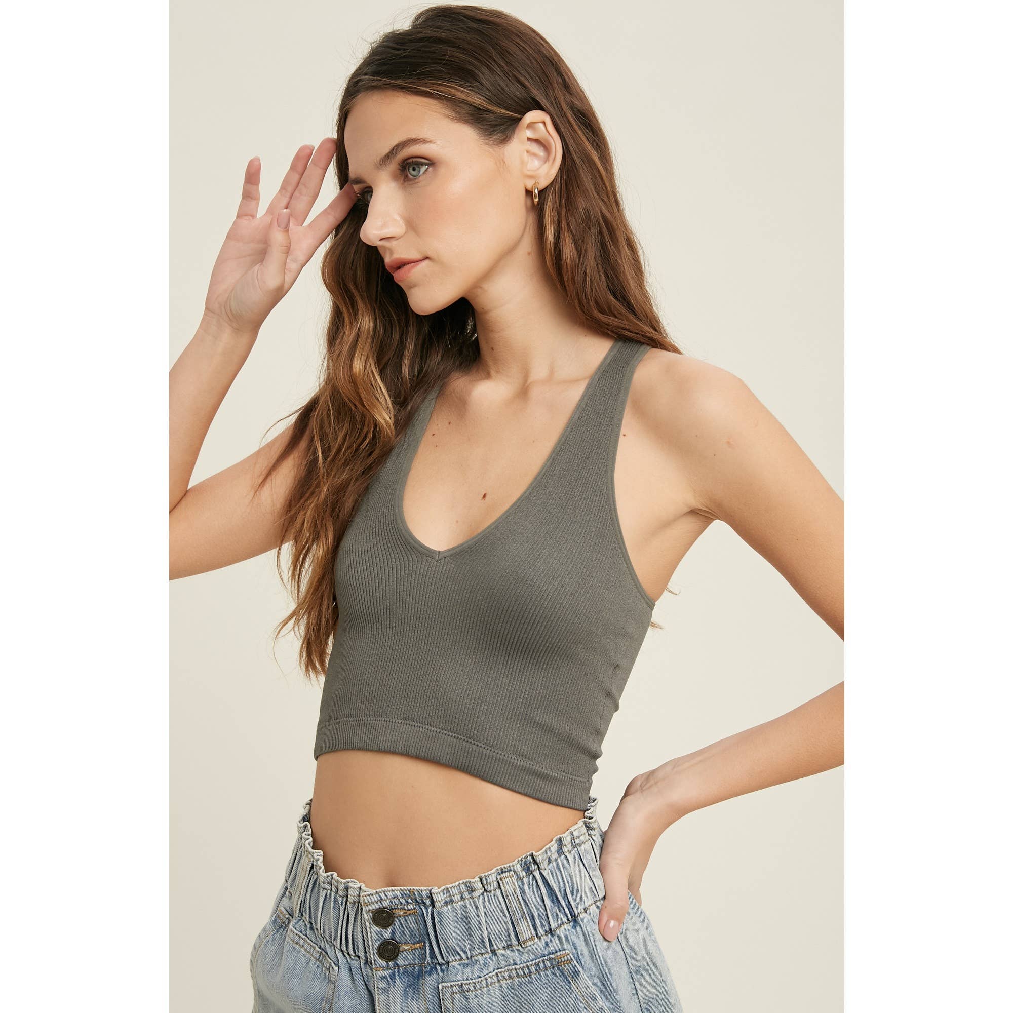 Wishlist Apparel – wholesale Bralette – Women's – SEAMLESS RACERBACK BRALETTE / WL21-627614