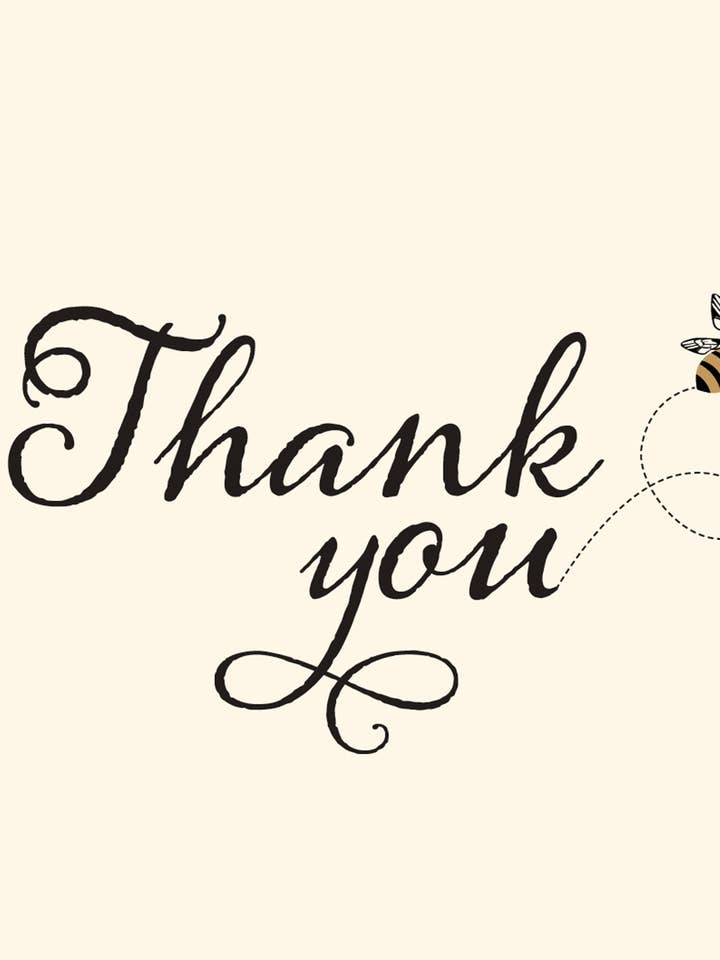 Bumblebee Thank You Notes for wholesale by Peter Pauper Press