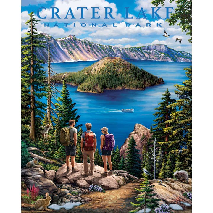 Crater Lake | 500 Piece for wholesale by Boardwalk Puzzle Company