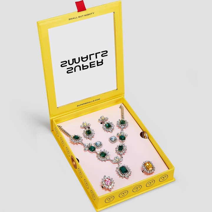 Super Smalls - Wholesale Jewelry Set - Emerald Green Necklace Set