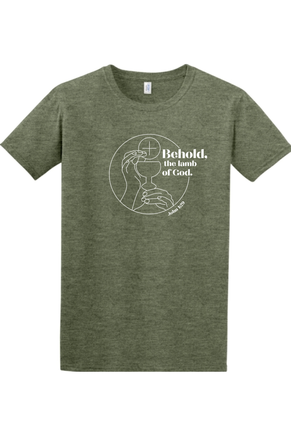 Sock Religious - Vente T-shirt sérigraphié – unisexe - Voici l'Agneau de Dieu - Jean 1:29 T-shirt adulte0
