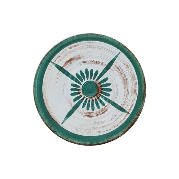 MOODONLINE – Arte de parede dimensional/3D por atacado – Decorativo, Cerâmica Artesanal, Placas de Parede Verdes, Penduramento de Parede