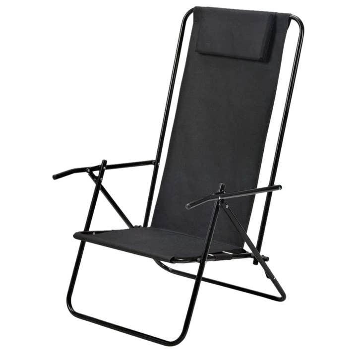 2 Position Steel Folding Beach Chair – Durable Outdoor Comfort BC-S1 for wholesale by Modek Sports