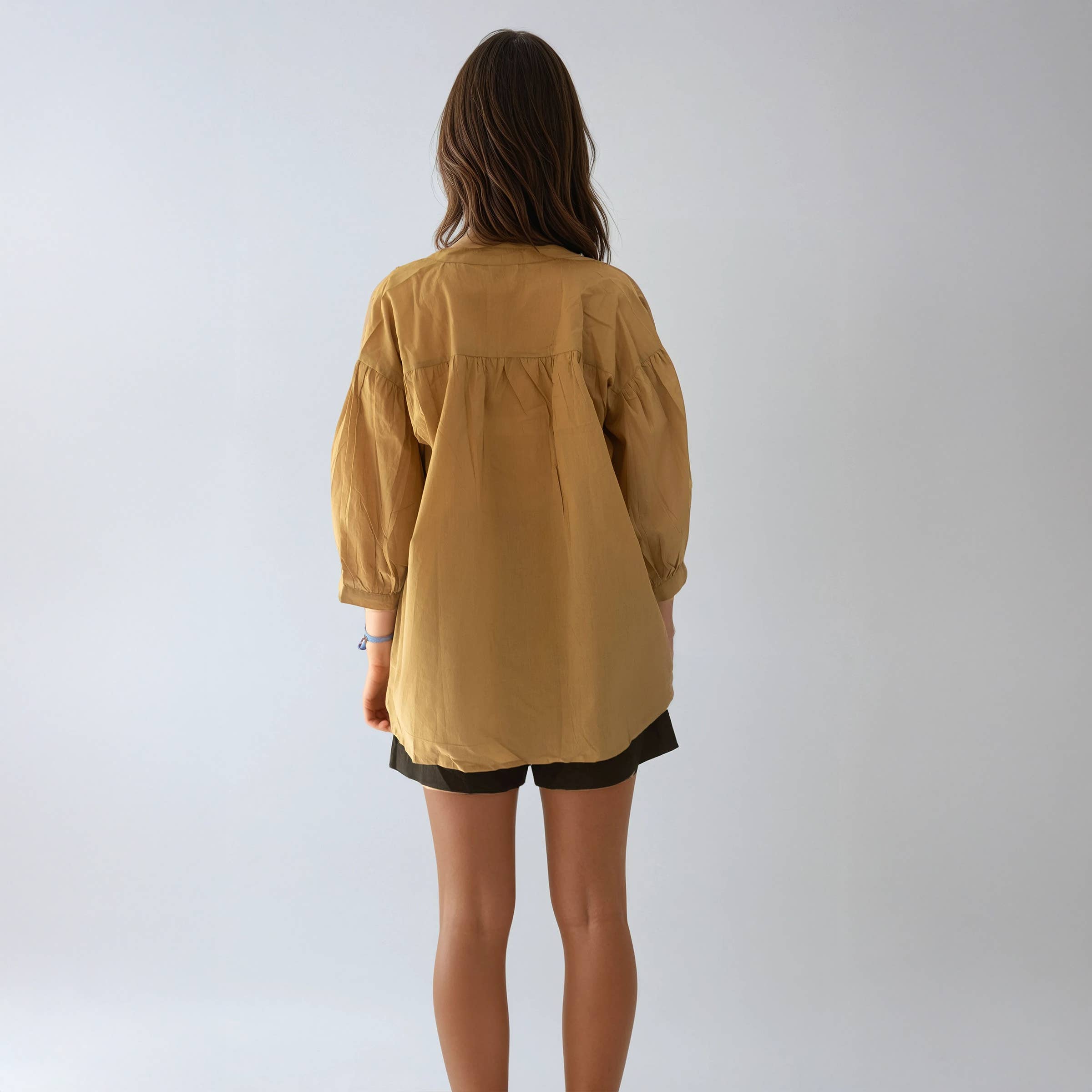 NO-B - Wholesale Blouse - Women's - Solid Bohemian Blouse | Galina2