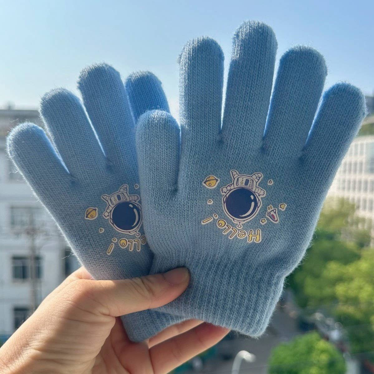 NINEXIS - Wholesale Gloves - Women's - CWAG0278_FLOWER BEAR RABBIT CHILDREN'S FIVE-FINGER GLOVES6