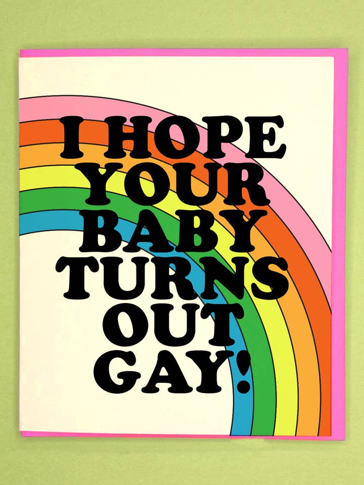 Card - Gay Baby for wholesale by Ash + Chess