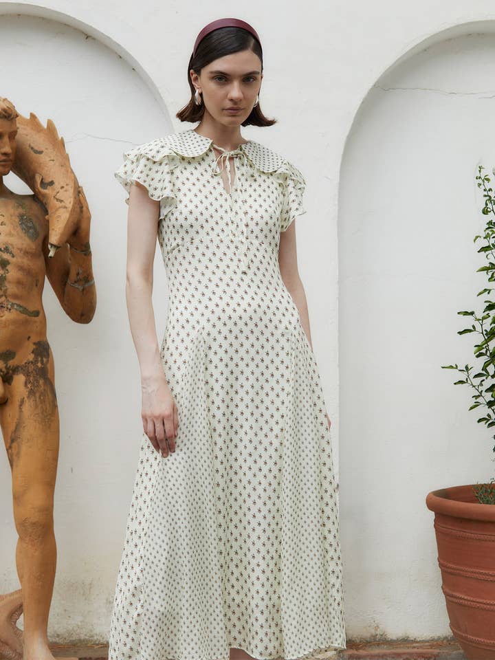 CARMEN SAYS - Wholesale Dress - Women's - Sucrée Floral Print Long Dress7