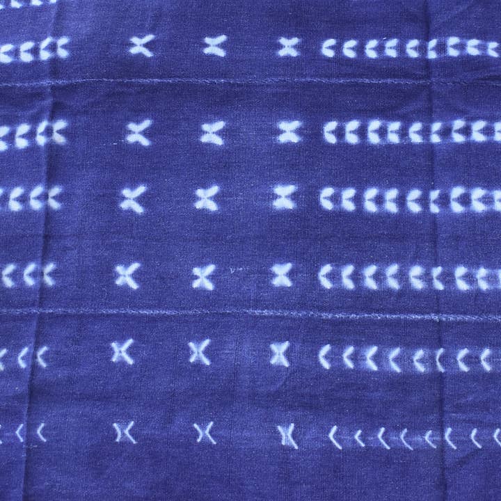Indigo Textile Dogon or Mossi 60.5x43 Inch for wholesale by Africa Direct
