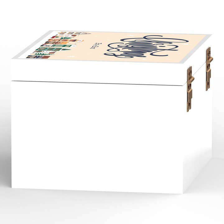 Vivid Squid Wholesale – wholesale Christmas decoration – P6769 - Christmas Eve Box Snowy Street Scene Festive Wooden2