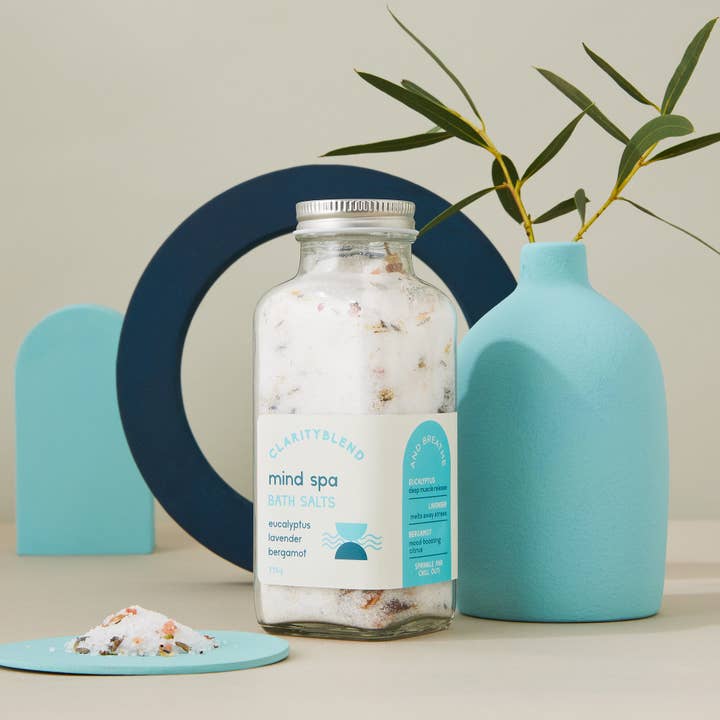 Mind Spa™ Aromatherapy Bath Salts for wholesale by Clarity Blend Aromatherapy