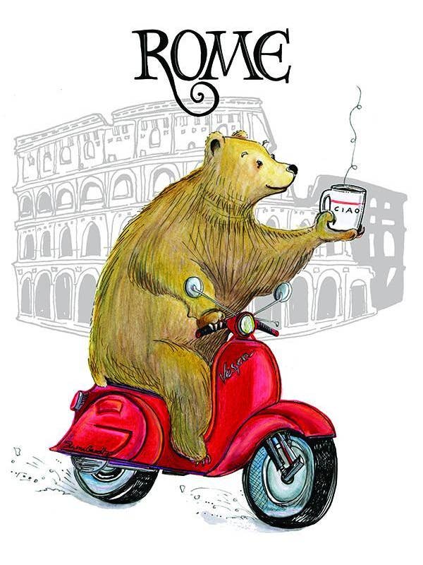 Benjamin D. Beer in Rome kaart voor wholesale door Give A Fig